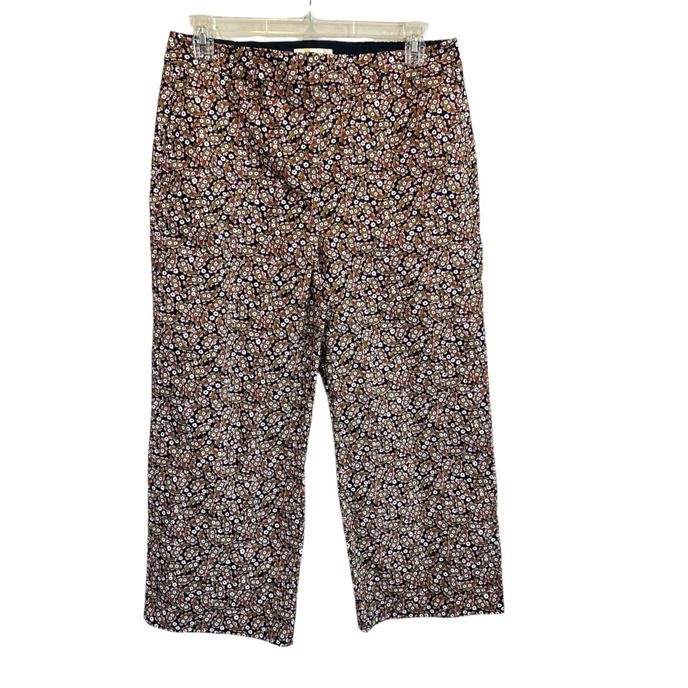 Boden Richmond High Waisted Printed Trousers Multicolor Paisley Size US 12 NWT